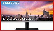 Samsung Business S24R650FDN SR650 Series 24 inch IPS 1080p 75Hz Computer Monitor for Business with