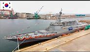 HHI Launches South Korea’s First KDX III Batch II Destroyer