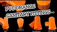 Orange PVC Sanitary Fittings