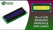 16x2 LCD Working principle explained
