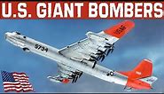 American Giant Bombers, The Evolution. From The XB-15 To The B-52, B-36, And More | Rare Footage