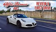 Alfa Romeo 4C Review. Walk Around & First Drive