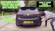 HOW TO REMOVE THE REAR BUMPER ON A MK2 SEAT LEON | JSMK