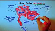 Khmer Empire | Cambodian Empire | Angkorian Empire | Khmer Empire Map || 5min Knowledge
