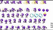 Darkspine Sonic sprite sheet