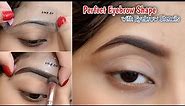 How to: Get the Perfect Eyebrow shape with Stencils || Step by Step Eyebrow Stencil Tutorial..