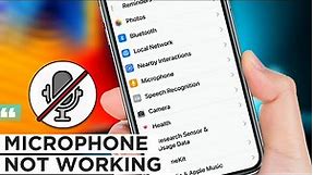 How To Fix Microphone Not Working on iPhone | iPhone Mic Problem [Solved]