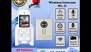 Wireless Video Intercom WL 11 AIPHONE Singapore Cordless Video Phone World Largest Intercom Japan