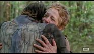 The Walking Dead 5x01 Carol & Daryl Hug Rick reunites with Baby Judith and tyrese and Sasha