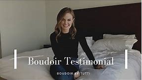 Post-Shoot Boudoir Testimonial - NYC Boudoir - Boudoir by Tutti