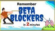 Beta Blockers Classification Mnemonics: How to remember in 2 minutes