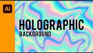 How to create hologram background effect in Adobe Illustrator