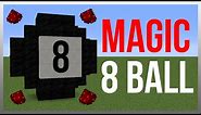 Minecraft 1.12: Redstone Tutorial - Magic 8 Ball