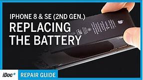 iPhone 8 & SE (2nd generation) – Battery replacement [including reassembly]