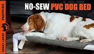 Easy DIY Elevated Dog Bed - Making a PVC Pet Bed with No Sewing