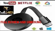 Chromecast WiFi Display Dongle, Wireless HDMI Adapter for Big Screen, Support Miracast