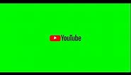 YouTube logo animation green screen