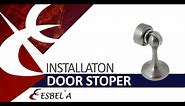 installation door stop magnetic Esbela