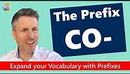 The English Prefix CO- (Learn with Real Examples)