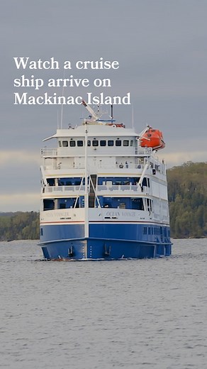 27K views · 221 reactions | Mackinac Island is Michigan's most popular cruise port. Nine ships operated by six cruise lines will visit the island this year. Unfortunately, the company that owns this ship, American Queen Voyages, is ending its Great Lakes cruises after this season. (Video by Lori Chapman and Neil Blake/MLive.com) #cruiseship #cruiselife #mackinacisland #michigantravel | MLive.com | Facebook