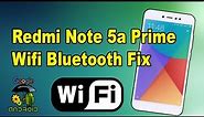 redmi note 5a prime wifi bluetooth fix