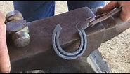 Forging a Horseshoe Belt Buckle