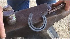 Forging a Horseshoe Belt Buckle