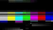 1 Hour Broken Test Screen Background Glitch Loop