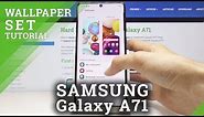 How to Change Wallpaper in SAMSUNG Galaxy A71 – Refresh Home Screen