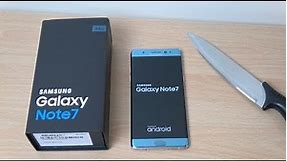 Samsung Galaxy Note 7 Blue - Unboxing & First look! (4K)