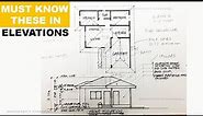 HOW TO DRAW ARCHITECTURAL ELEVATIONS FROM THE FLOOR PLAN.