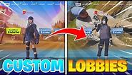 How to get a CUSTOM LOBBY BACKGROUND in Fortnite Chapter 4 Season 4... (ANY IMAGE)