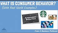 What is Consumer Behavior? (With Real World Examples) | From A Business Professor