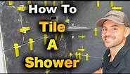 How To Tile A Shower - Start To Finish Walls