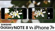 Samsung Galaxy Note 8 Vs iPhone 7 Plus Camera Test