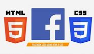 How to make facebook logo using html and css - Stackfindover