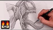 How To Draw Venom | Step-by-Step Tutorial