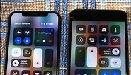 Control Center opens faster on iPhone X vs 8 Plus #iphonecomparison #iphonetest #iphonelovers