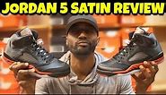 JORDAN 5 SATIN BRED EARLY REVIEW!!! Will These Sellout Or Sit Like Ducks??