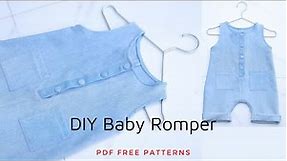 DIY Baby Romper with Free Patterns | Yei Duong