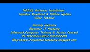 14.ESET NOD32 Antivirus 3 Installation,Update Download & Offline Update Tutorial