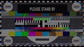 PLEASE STAND BY TV Static | Ambient Sounds | 10 Hours