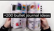 Bullet journal ideas MARATHON 💜 +200 ideas for your bujo