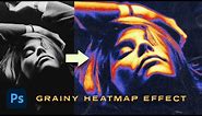 Grainy Gradient Heatmap Photoshop Tutorial
