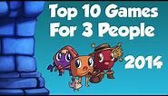 Top 10 Games for 3 Players