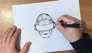 How to Draw the Daft Punk Helmets (Thomas Bangalter)