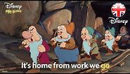 DISNEY SING-ALONGS | Heigh Ho - Snow White Lyric Video! | Official Disney UK