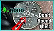How much is a Delaware State Quarter 1999 worth?Coins Worth Money!!