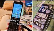 🔮Samsung folder 2 Unboxing | a viral Korean flip phone | mini review