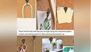 Rose Shape Push Pin Hangers Wall Hooks (24 - Pack? Antique Brass)